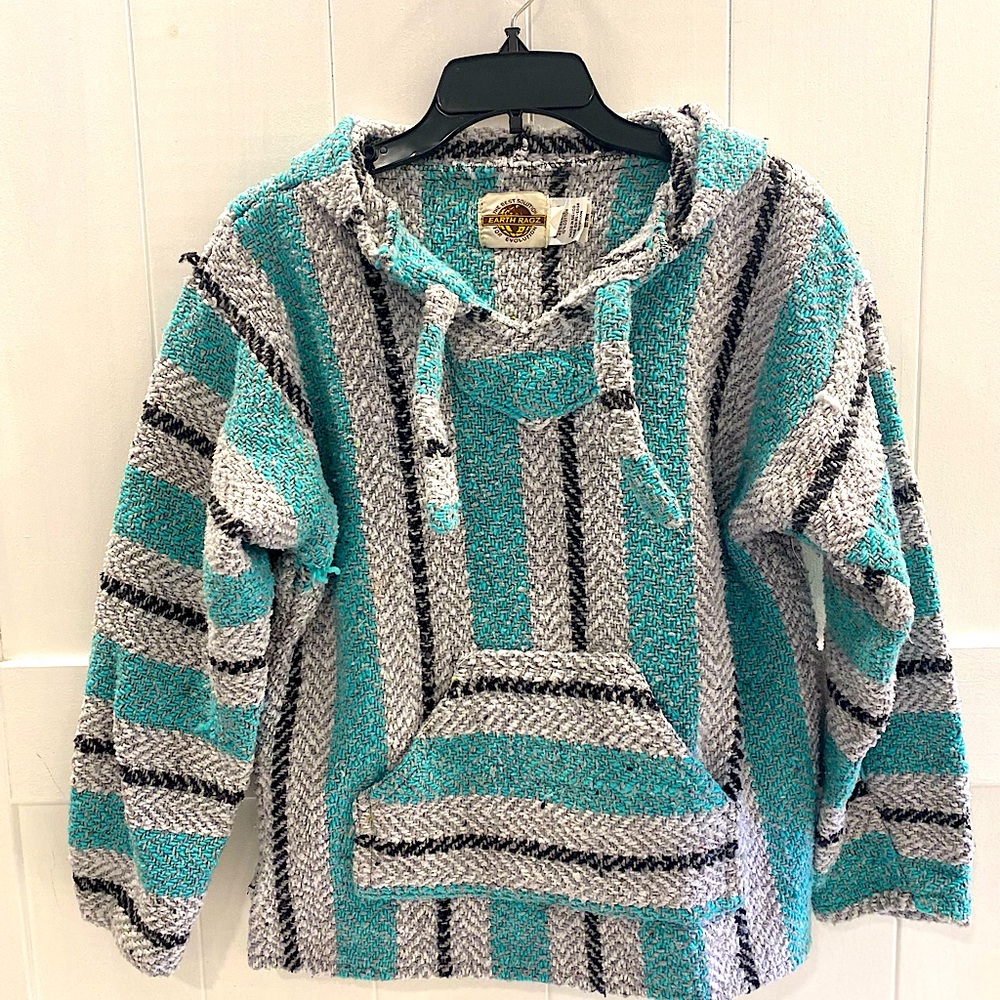 Womens Baja Poncho, a jacket size small